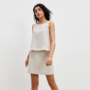 M.M. LAFLEUR The Flaka Top - Cotton Boucle - Ivory - Small